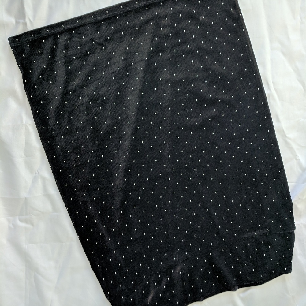 Lularoe Elegant Cassie Velvet pencil skirt L NWT